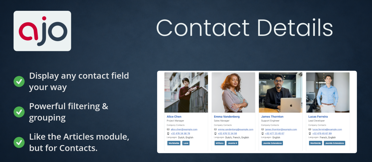 Ajo Contact Details