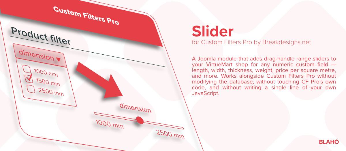 Slider for Custom Filters Pro