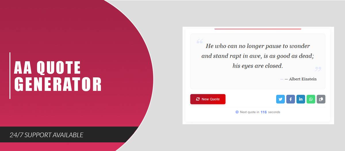AA Quote Generator